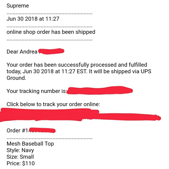 Supreme baseball jersey (Authentic) - Picture 4 of 5